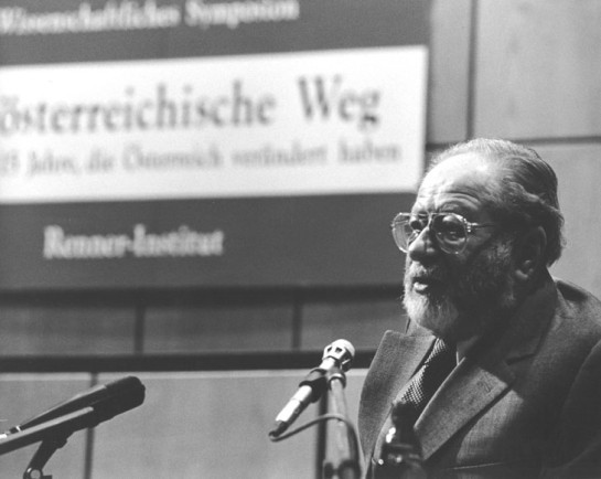 Bruno Kreisky, Symposium "Der österreichische Weg", 1985